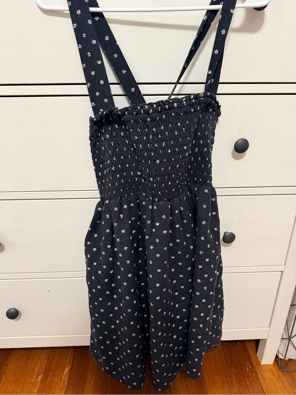 American Eagle Outfitters Black Floral Sundress